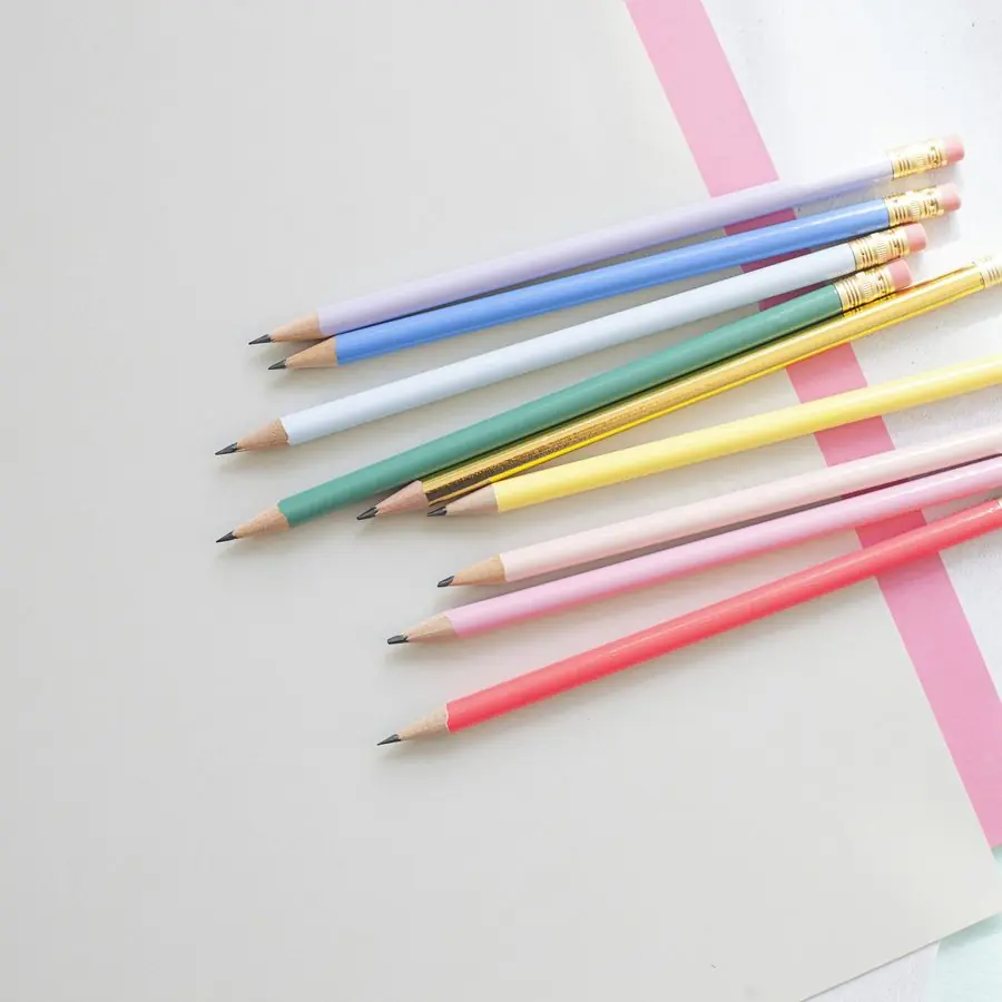 Coloured pencils